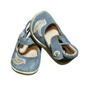 Livie + Luca Gray Pio Pio Mary Janes 4 infant